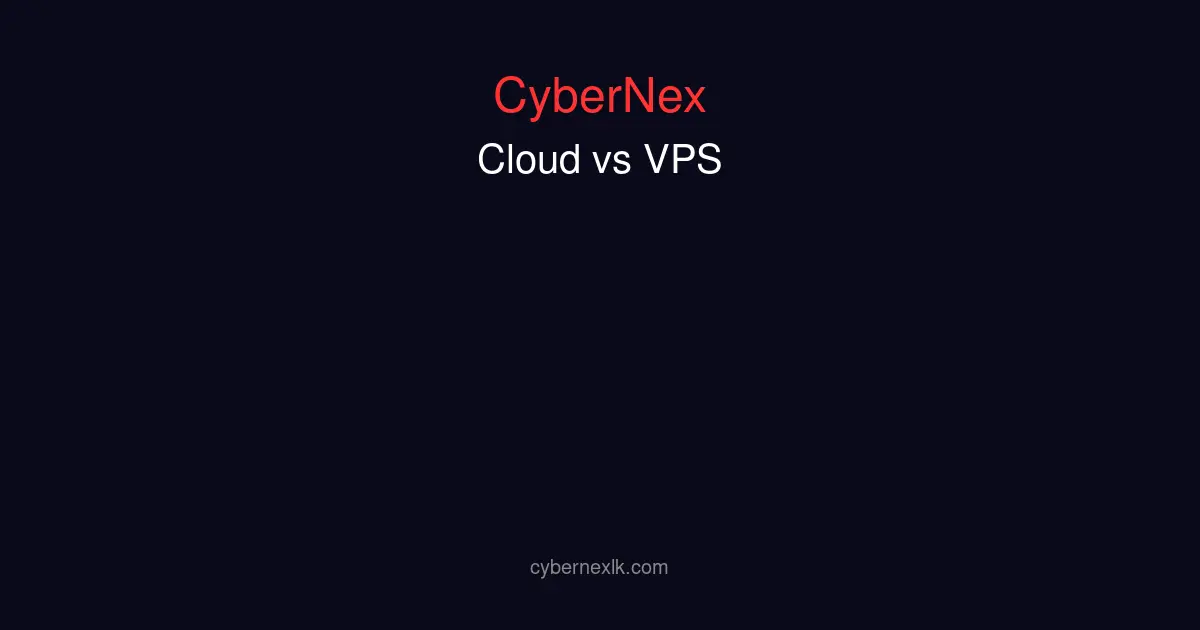 Cloud hosting vs VPS hosting comparison showing architecture differences, scalability options, and pricing models